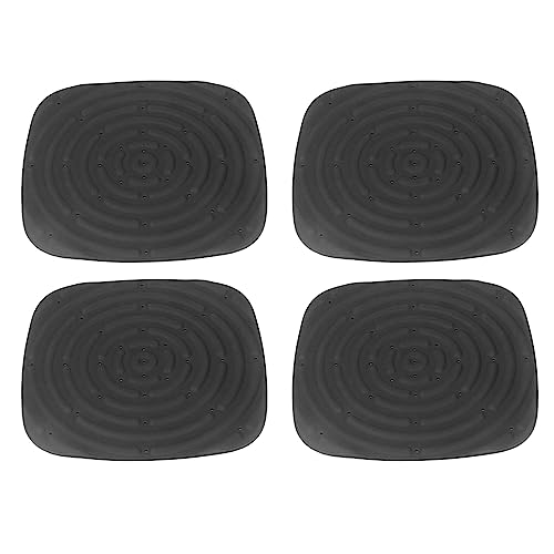 Hühnernistkasten-Einlagen, 4 Stück, Hühnernest-Matte, Waschbare Hühnernist-Pads, Nistkasten-Pads Zum Eierlegen (Black) von Aramox