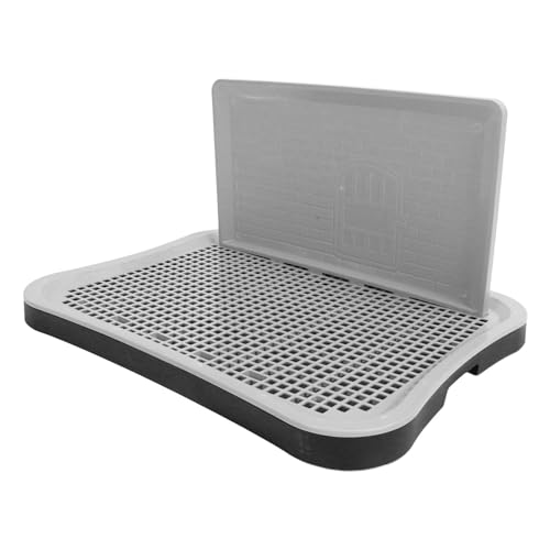 Säule Abnehmbarer Tragbarer Welpenputtable Pot Popy Popy Mesh Töpfchen Pour Kleine Tiere (Black) von Aramox