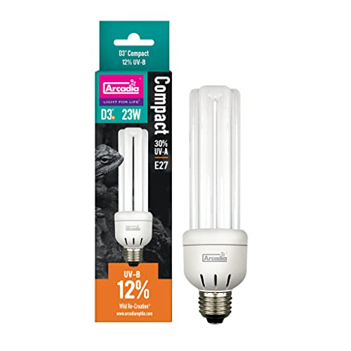 Arcadia D3 Compact 23W UV Lampe für E27 Fassungen von Ardacia