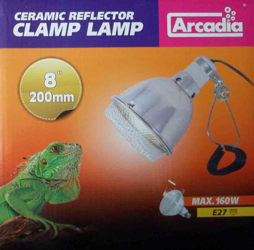 Ardacia ARM160X Reflektor- Klemmleuchte Lampe, 20 cm von Arcadia