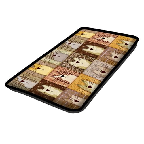 Arco Katzenkissen für die Fensterbank 25x55cm Bequemes Katzenbett mit wasserdichtem Codura-Bezug, elastischer Schwammfüllung, maschinenwaschbar (Pexeso, 25x55cm) von Arco