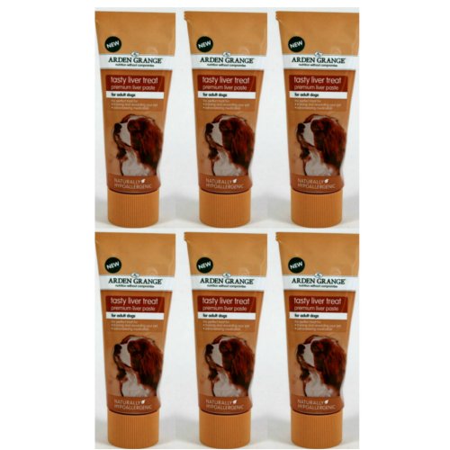 6 x 75 g Arden Grange Leberpaste Hundeleckerli von Arden Grange