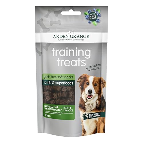 Arden Grange Trainings-Leckerlis getreidefrei mit frischem Lamm & Superfoods 80g von Arden Grange
