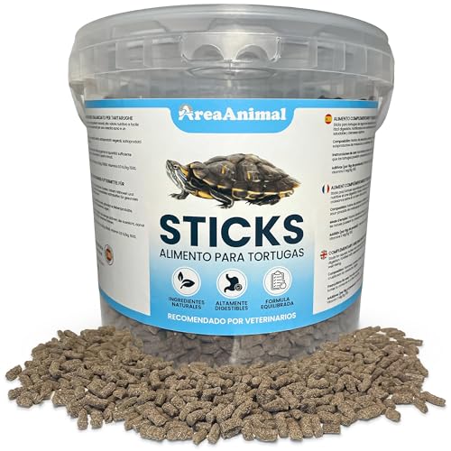 AreaAnimal Nahrung für Wasserschildkröten, 1,5 kg / 5,5 l, natürliches Schildkrötenfutter, Wasserschildkröten-Stick mit hohem Nährwert, Futter für Schildkröten, Wasser, sehr verdaulich, Futter für AreaAnimal Nahrung für Wasserschildkröten, 1,5 kg / 5,5 l, natürliches Schildkrötenfutter, Wasserschildkröten-Stick mit hohem Nährwert, Futter für Schildkröten, Wasser, sehr verdaulich, Futter für von AreaAnimal