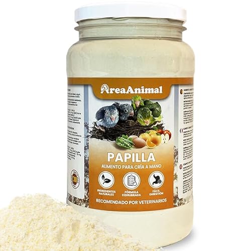 AreaAnimal - Vogelbrei, 800 g, Haferbrei, Gelbrei, Nymphenbrei, Futter für Vögel aller Art, Futter für Vögel jeder Art, Futter für Kanarische Inseln... in der Einfüllphase von AreaAnimal