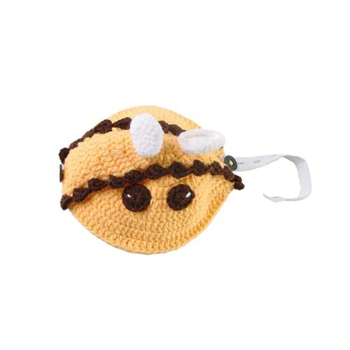 Arecobticy 1. Thermo-Häkel-Pullover für Haustier-Schildkröten, Winter-Outfit, handgefertigte Bekleidung mit waschbarem Design, gestrickter Schildkröten-Pullover für Haustier-Schildkröten von Arecobticy