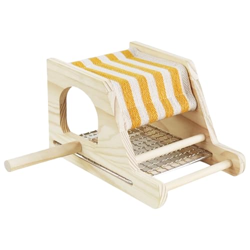 Atmungsaktive Vogelruhe aus Holz mit Metallgittern fördert natürliches Klettern und Spielruhen für Vögel zum Ausruhen und Stehen Atmungsaktive Vogelruhe aus Holz mit Metallgittern fördert natürliches Klettern und Spielruhen für Vögel zum Ausruhen und Stehen von Arecobticy