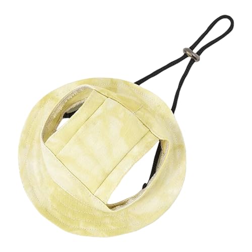 Sonnenhut für mehrere Haustiere, breite Krempe, für Hunde, Katzen, Kaninchen, Heißes Wetter, Zubehör, Haustier-Sonnenhut für Hunde und Katzen von Arecobticy