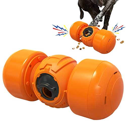 Aresvrgo Snackball Hund Intelligenzspielzeug,Spaß Hundespielzeug Ball IQ-Verbesserungstraining, Quietschend Funny Pet Slowfeeder,Interaktives Hundespielzeug,für GroßE Hunde und Mittleres von Aresvrgo
