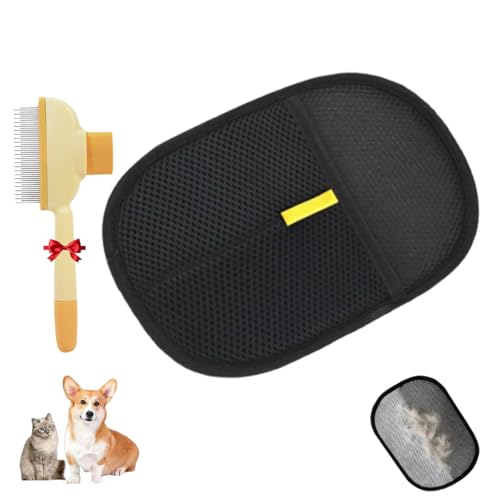 Argumub Fellmagnet, Pet Handschuhe Fell Magnet, Fellhandschuhe Katze Nachhaltig Wiederverwendbar Ideal Für Katzen Und Hundehaare Auf Sofa Kleidung (Fellmagnet) von Argumub