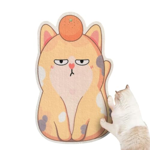 Viviguru Katzenkratzbaum, Wandmontierter Katzenkratzbaum, Verdickte, Kratzfeste, Verschleißfeste Und Nicht-Flusende Vertikale Wandmontierte Katzenklettermatte (A-4) von Argumub