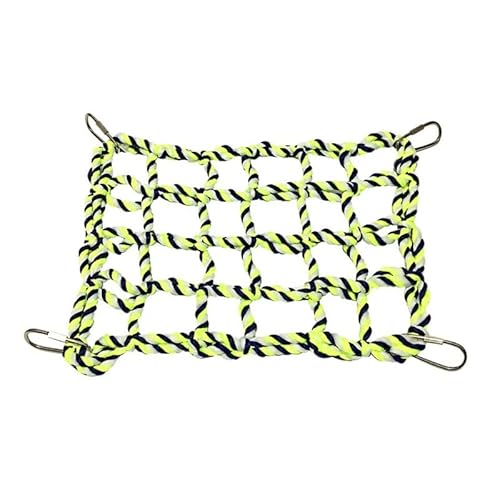 ArinkO Papageien-Schaukelspielzeug aus Nylonseil: Robustes Hängenetz zum Klettern und Spielen mit Vögeln – kleine Größe von ArinkO