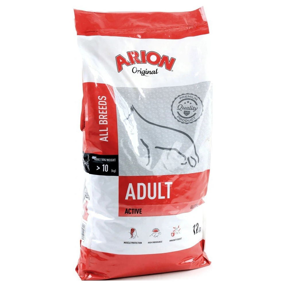 Arion Original Adult All Breeds Active Huhn & Reis - Sparpaket: 2 x 12 kg von Arion