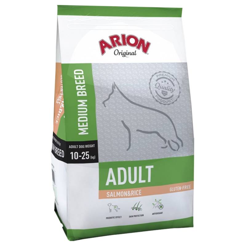 Arion Original Adult Medium Breed Lachs & Reis - 12 kg von Arion
