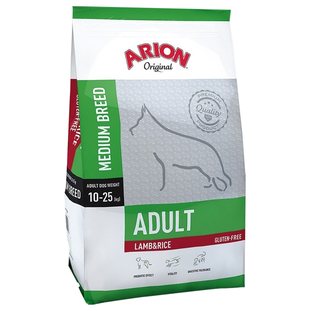 Arion Original Adult Medium Breed Lamm & Reis - 12 kg von Arion