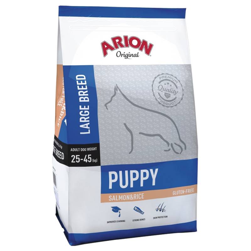 Arion Original Puppy Large Breed Lachs & Reis - Sparpaket: 2 x 12 kg von Arion