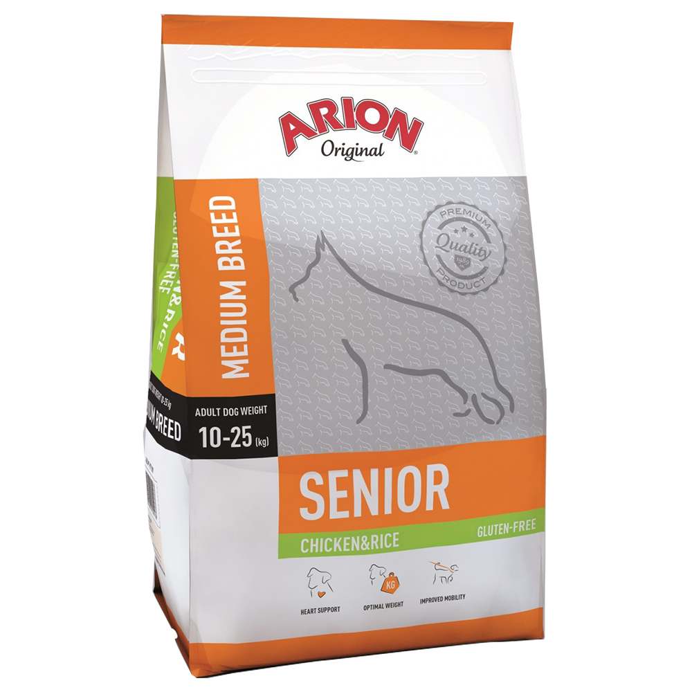Arion Original Senior Medium Breed Huhn & Reis - 12 kg von Arion
