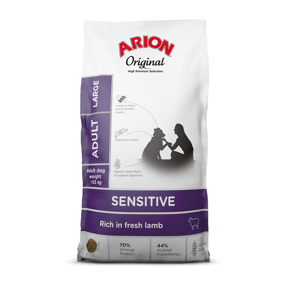Arion Original Sensitive Large Breed Lamm - Sparpaket: 2 x 12 kg Arion Original Sensitive Large Breed Lamm - Sparpaket: 2 x 12 kg von Arion