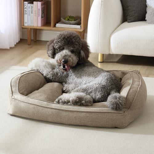 Arlee 59–40260drz Memory Foam Sofa Stil Pet Hundebett, Klein/Mittel, Drizzle grau von Arlee