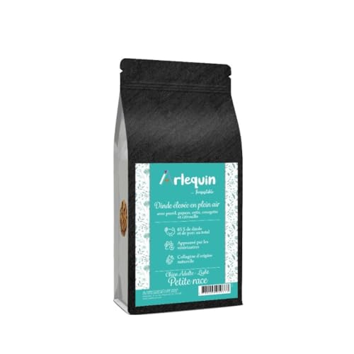 Trockenfutter für Hunde, kleine Rasse, Superfood, ohne Getreide Harlekin, unwiderstehlich, leicht, Truthahn, für den Außenbereich Trockenfutter für Hunde, kleine Rasse, Superfood, ohne Getreide Harlekin, unwiderstehlich, leicht, Truthahn, für den Außenbereich von Arlequin