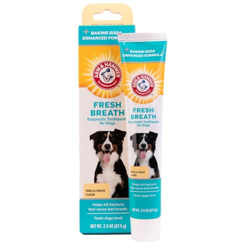 Arm & Hammer, Fresh Breath, Enzymatic Toothpaste, For Dogs, Vanilla Ginger, 67.5g Arm & Hammer, Fresh Breath, Enzymatic Toothpaste, For Dogs, Vanilla Ginger, 67.5g von Arm & Hammer