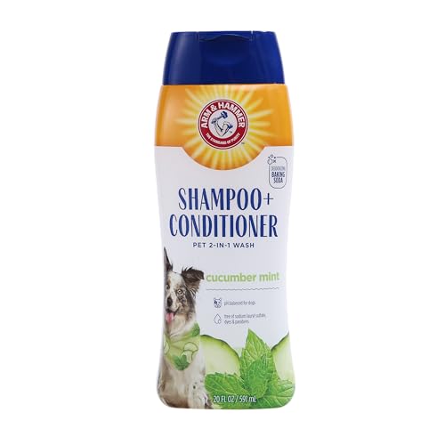 Arm & Hammer 2-in-1 Shampoo & Conditioner für Haustiere, Gurkenminze von Arm & Hammer