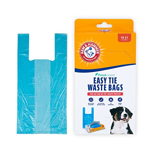 Petmate Arm & Hammer 71041 Easy-Tie Abfallbeutel, blau, 75 Stück Petmate Arm & Hammer 71041 Easy-Tie Abfallbeutel, blau, 75 Stück von Petmate