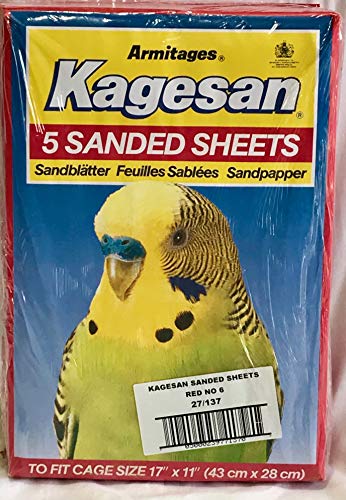 Armitage Sandpapier für Vögel, 12 x 5 Packungen Armitage Sandpapier für Vögel, 12 x 5 Packungen von Armitage