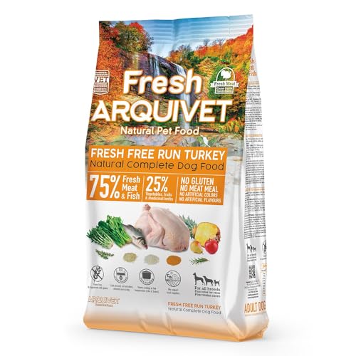 ARQUIVET Fresh Halbfeuchtes Hundefutter mit Putenfleisch und Fisch 2,5 kg von Arquivet