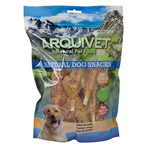 ARQUIVET Hähnchenflügel 1 kg - Natürliche Hunde-Snacks - 100% natürlich - Belohnungen für Hunde - Natürliche Snacks - Leichtes Produkt von Arquivet