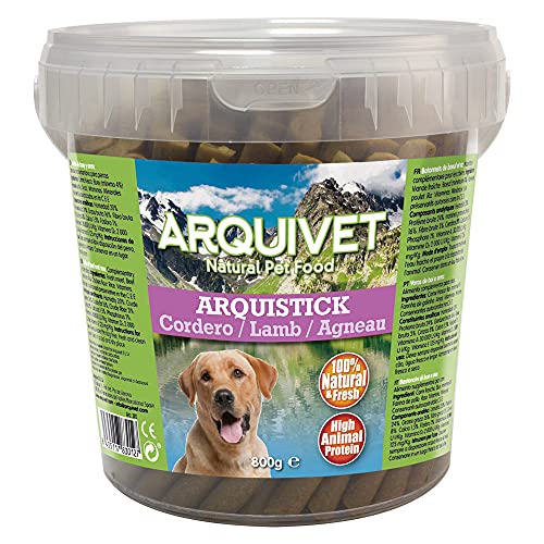 ARQUIVET Lamm Arquistick mit Reis für Hunde - 800 g - Snacks, Leckereien, Leckereien, Leckereien für Hunde - Kauhunde von Arquivet