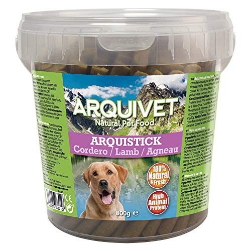 ARQUIVET Archistick Lammfleisch mit Reis für Hunde, 800 g, Snacks, Leckerlis, Leckerlis, Leckerlis für Hunde, Kaustäbchen für Hunde von Arquivet