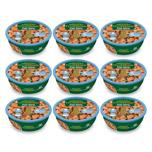 ARQUIVET Pack 9 Einheiten - FreshHome - Fischeintopf - 280 g - Alleinfuttermittel für Hunde von Arquivet