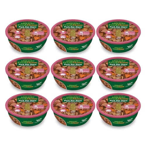 ARQUIVET Pack 9 Einheiten - FreshHome - Schweineohreneintopf - 280 g - Alleinfuttermittel für Hunde von Arquivet