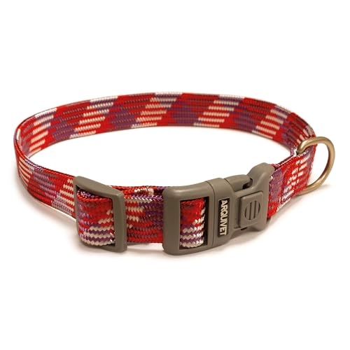 ARQUIVET Piemonte Hundehalsband, Rot, S (30-48 cm) von Arquivet
