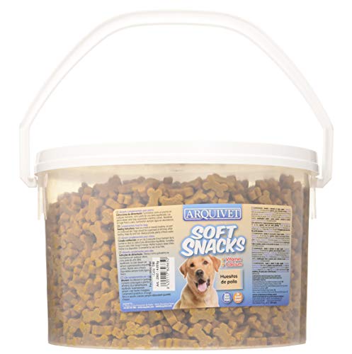 ARQUIVET Soft Snacks für Hunde, Knochen, Huhn, 4,8 kg von Arquivet
