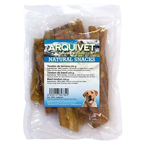 Arquivet, Hundesnack aus Rindersehne, natürliche Snacks, Leckerlis, Leckerlis, Leckerlis und Belohnungen, Beutel 250 g Arquivet, Hundesnack aus Rindersehne, natürliche Snacks, Leckerlis, Leckerlis, Leckerlis und Belohnungen, Beutel 250 g von Arquivet