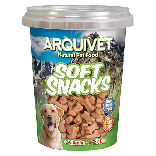 Arquivet, Soft Snacks für Hunde, Knochen, Lachs, 300 g von Arquivet
