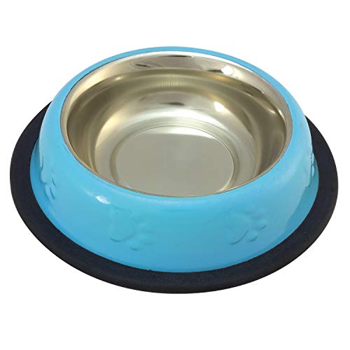 Arquivet 8435117804814 – Futterhalter Edelstahl Katzen blau antidesl 0,24l/16 cm von Arquivet