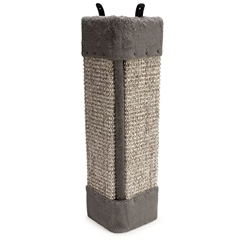 Arquivet Eckkratzer Grau für Katzen - 12 x 12 x 49 cm - große Eckkratzer - vertikale Kratzer für Katzen - Katzenzubehör - Nagelschärfer Arquivet Eckkratzer Grau für Katzen - 12 x 12 x 49 cm - große Eckkratzer - vertikale Kratzer für Katzen - Katzenzubehör - Nagelschärfer von Arquivet