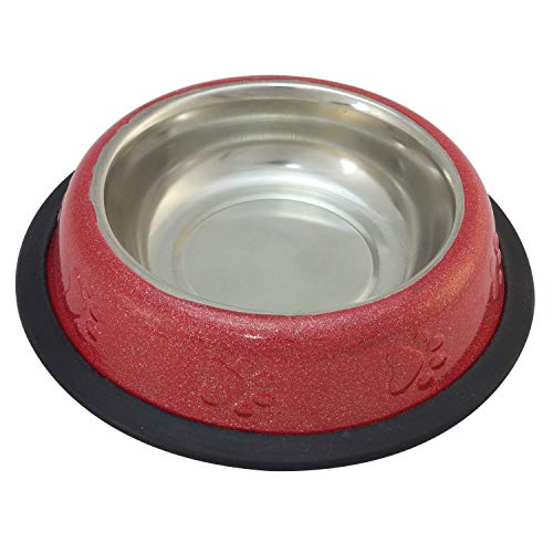 Arquivet 8435117824683 Futterstation INOX Katze, Rot antidesl0,24l/16 cm von Arquivet