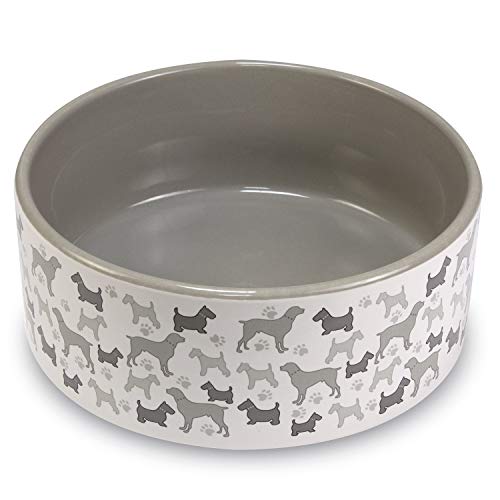 Arquivet Futternapf aus Keramik für Hunde und Katzen, rutschfest, Schüssel für Haustiere, Tierfutter, Futternapf für Hunde und Katzen, 16 cm von Arquivet