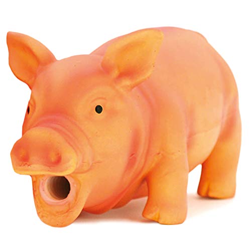 Arquivet Natürliches Schwein aus Latex - Hundespielzeug - 15 cm von Arquivet