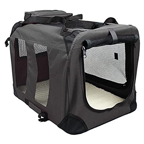 Arquivet Funktionelle Reisetasche für Haustiere, Größe S, 60 x 42 x 42 cm, Transporttasche für Hunde, Katzen und kleine Nagetiere - Transportbox mit Fenster für Haustiere von Arquivet