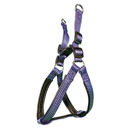 Arquivet Verstellbares Hundegeschirr aus Nylon, glatt, Blau, 1,5 x 40-50 cm, rutschfest, langlebig und robust, leicht zu reinigen, 100% Nylon, Training und Gehen von Arquivet