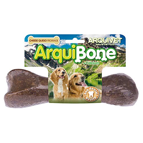 Arquivet Arquibone Käse, 12 Stück, 20 cm, 265 g – Knochen für Hunde, Snacks, Leckerlis, Belohnungen und Leckerlis für Hunde, aus natürlichen Inhaltsstoffen von Arquivet