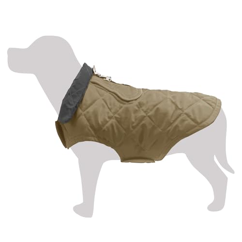 Arquivet Beige Steppweste für Hunde 'Aconcagua' S, 25 cm, Kälteschutz, Hundeweste von Arquivet