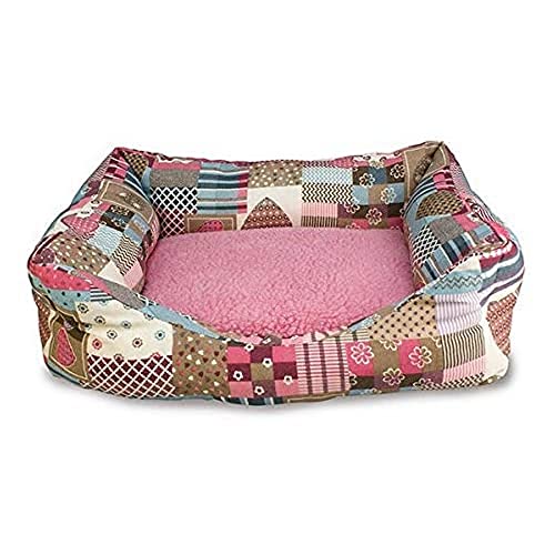 Arquivet Bett, quadratisch, Herzen und Streifen, 70 x 60 x 20 cm, 1000 g Arquivet Bett, quadratisch, Herzen und Streifen, 70 x 60 x 20 cm, 1000 g von Arquivet