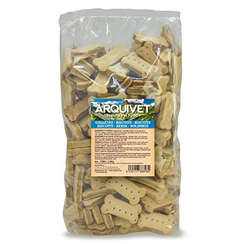 Arquivet Biscuits Kekse für Hunde, Sandwich Knochen, 10 kg von Arquivet