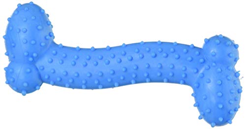 Arquivet Blaue Knochen Zinken aus thermoplastischem Thermoplast - Hundespielzeug - 11 cm von Arquivet